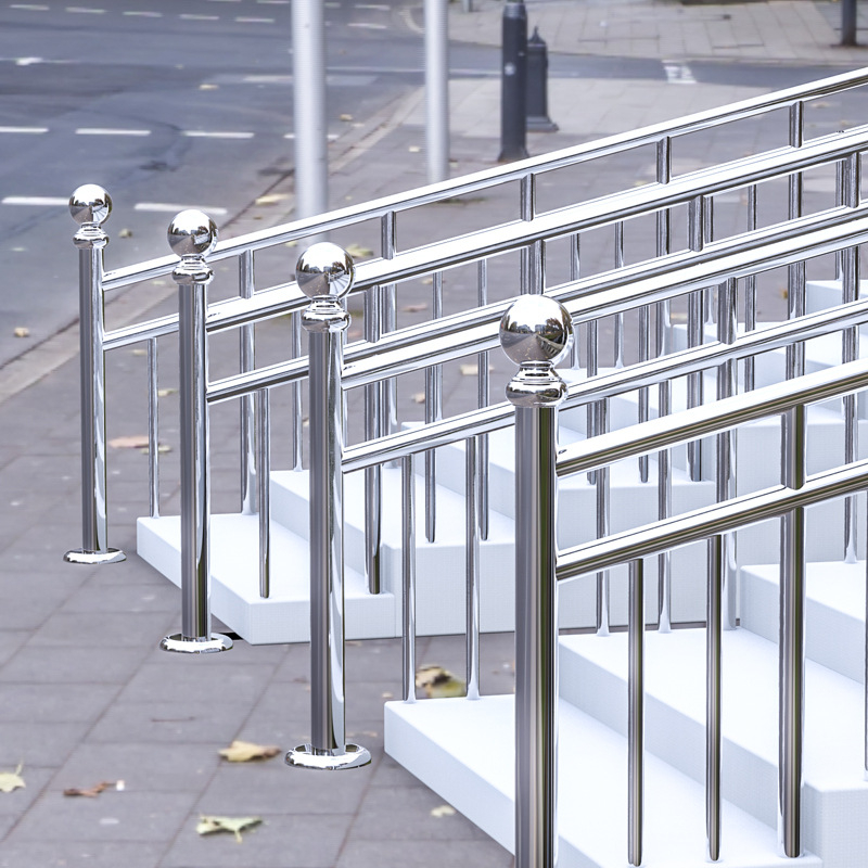 Sferă goală din oțel inoxidabil 304 cu bază pentru balustrade de scări, stâlpi de ușă și garduri