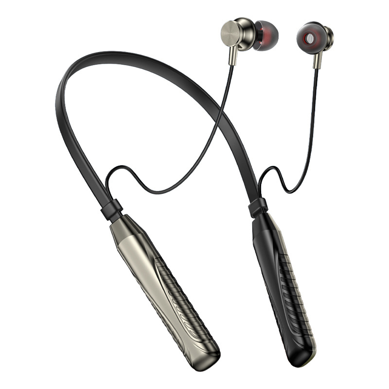 Bežične slušalice s vratnim kaišem, Bluetooth, digitalni prikaz baterije, duga trajnost, sportski dizajn, stereo zvuk