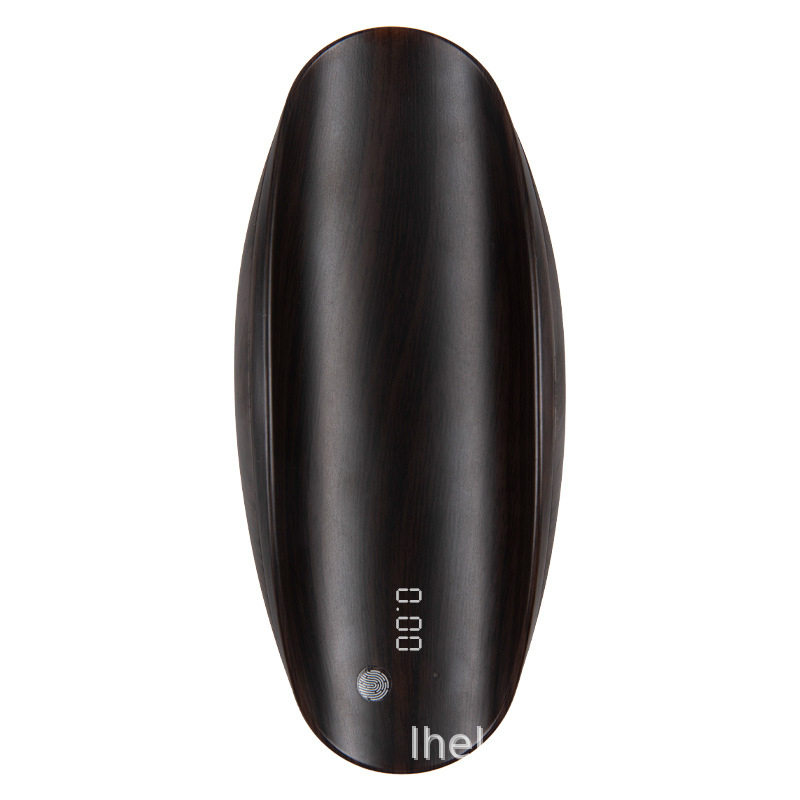 Cântar electronic pentru ceai, finisaj cu nuanță lemnoasă, corp din rășină, dimensiuni 16,5 x 7 x 2,5 cm, greutate 220 g, cu cutie cadou