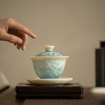 Vas ceramic cu capac, glazură cristalină, anti-arzire, ceramică rezistentă la temperaturi înalte, mare, stil modern minimalist