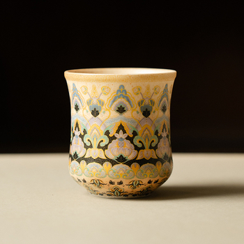 Seria Dunhuang – Set de ceai Kung Fu cu cești ceramice pentru uz casnic, în cutie cadou