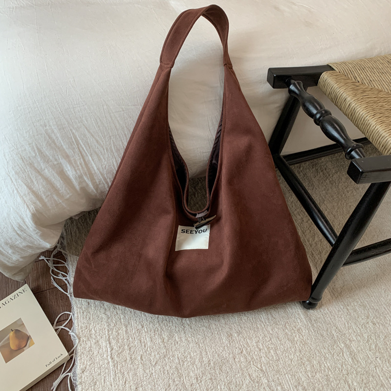 Ženska tote torba u korejskom stilu od platna, velika kapaciteta, slova u kontrastnim bojama, preko ramena ili crossbody