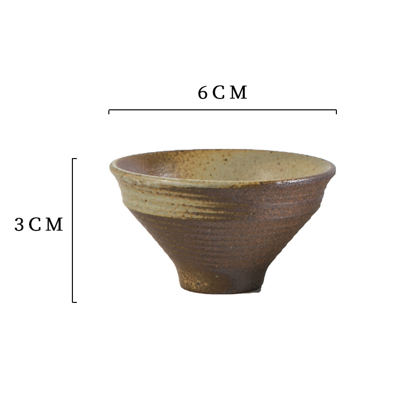 ceașcă ceramică pentru ceai, în formă de pălărie, pentru ceremonia Gongfu, uz personal