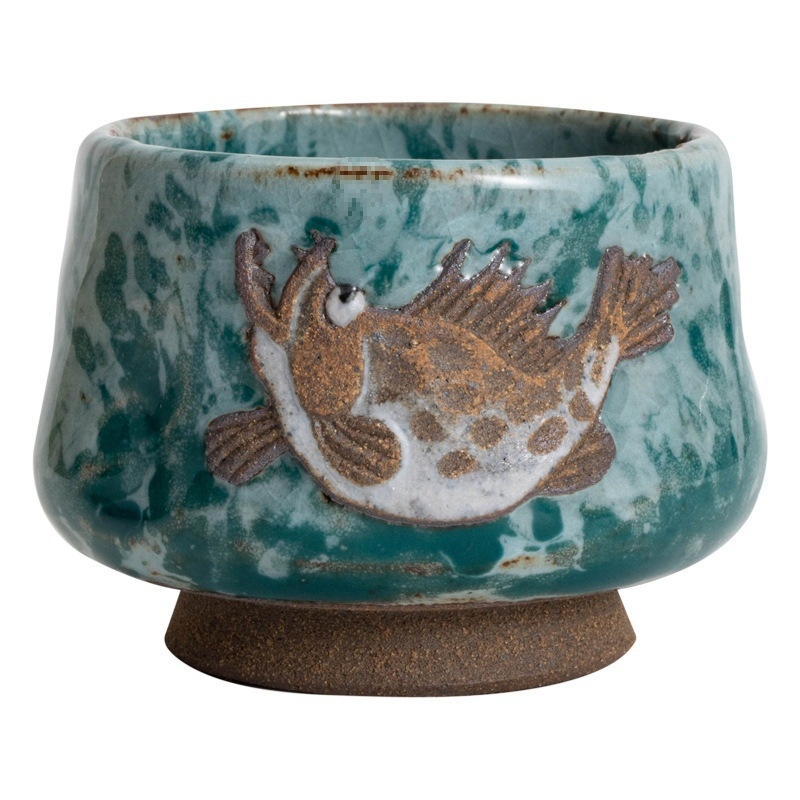 Shino Fortune Abundant ceașcă de ceai — ceașcă personală, ceramică Jian ware, lucrată manual, arsă pe lemn, glazură minerală