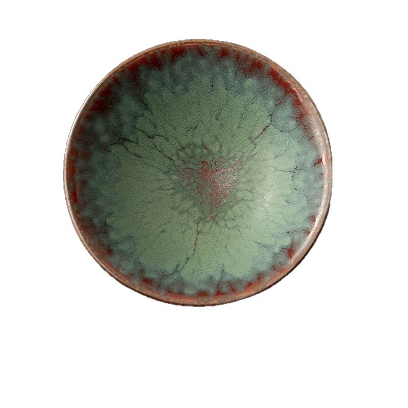 Ceașcă de ceai ceramică conică, glazură de cuptor, stil tradițional, o singură ceașă