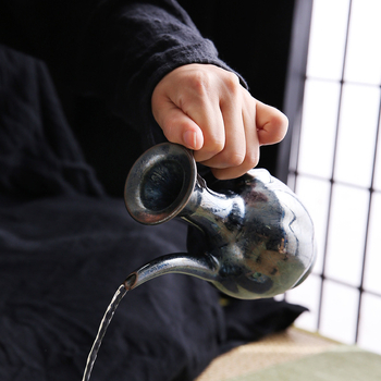 Set japonez Jianzhan pentru matcha, cu perie din bambus și boluri pentru ceremonia ceaiului