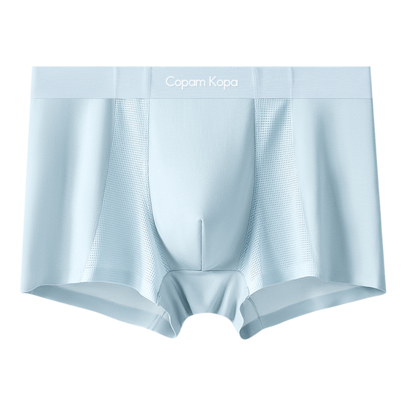 Férfi modalból készült varrat nélküli boxer brief, lélegző hálós szövettel, 2025 modell