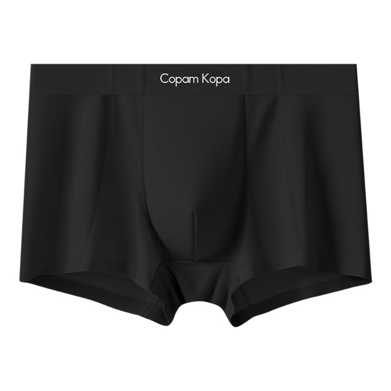 Férfi modalból készült varrat nélküli boxer brief, lélegző hálós szövettel, 2025 modell