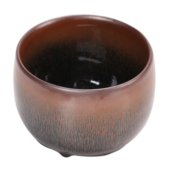 Jianyang Jianzhan: glazură minerală originală, ceramică lucrată manual, corp din fier, ars cu lemn, textură păr de iepure, Kirin albastru, ceașcă Tianmu pentru spălatul ceaiului, intrare apă, vas pentru zaț de ceai