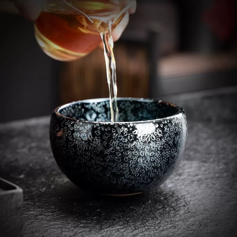 Tianyan Tianmu ceașcă Jian Zhan mare pentru ceai, uz personal, ceașcă unică pentru degustare, cadou ceramic