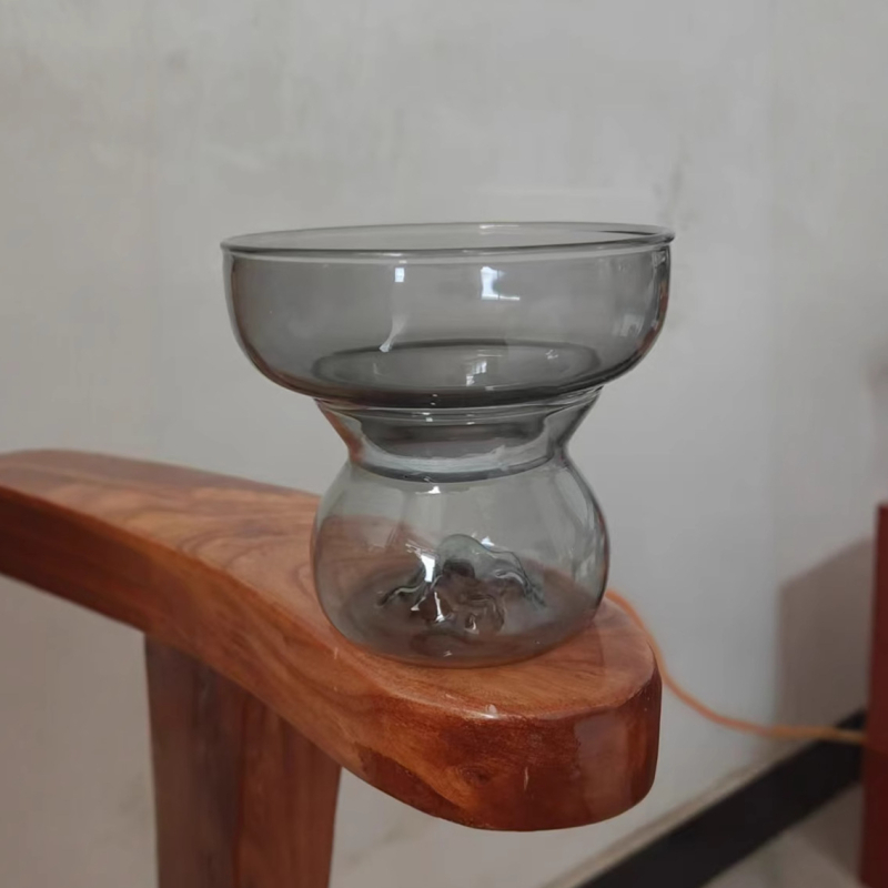 Set de ceai din sticlă Guanshan cu filtru pentru ceai și recipient de distribuție transparent