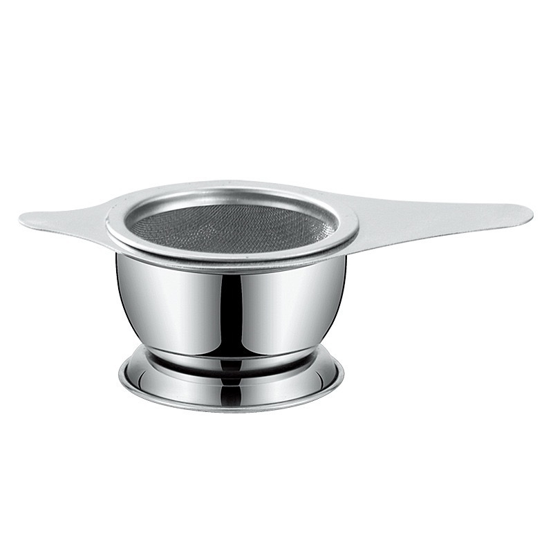 Set filtru de ceai din oțel inoxidabil cu suport pentru ceai, filtru pentru ceai cu flori și separator de apă pentru ceai – accesorii pentru ceremonia ceaiului