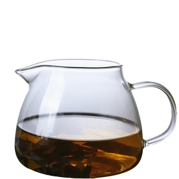 Set de ceai Kung Fu din sticlă borosilicat transparentă, cu capacitate mare, pentru casă și birou