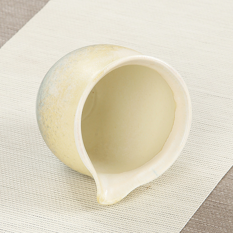 Set de ceai ceramic în stil japonez, cu filtr, set Kung Fu pentru ceai, cană pentru împărțire ceai, design retro luxos