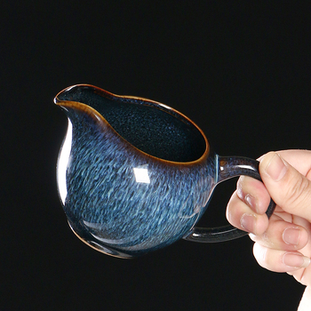 Ceașcă ceramică Gongdao cu glazură Jun kiln, tavă pentru ceai și accesorii pentru ceai