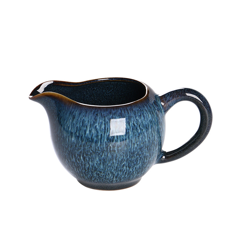 Ceașcă ceramică Gongdao cu glazură Jun kiln, tavă pentru ceai și accesorii pentru ceai