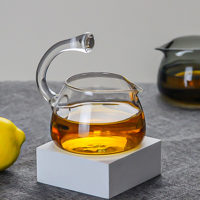 Pahar din sticlă cu infuzor magnetic și mâner, set de ceai din borosilicat de înaltă calitate, accesorii pentru ceai, separare ceai-apă