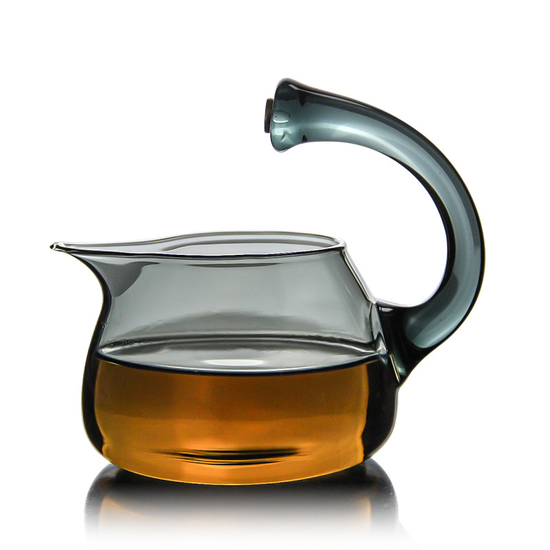 Pahar din sticlă cu infuzor magnetic și mâner, set de ceai din borosilicat de înaltă calitate, accesorii pentru ceai, separare ceai-apă