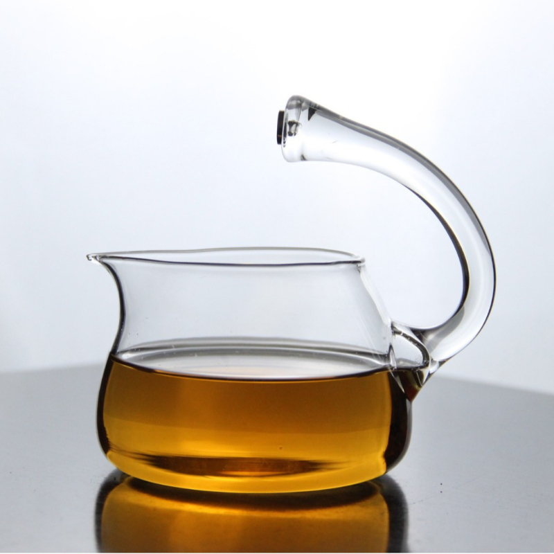 Pahar din sticlă cu infuzor magnetic și mâner, set de ceai din borosilicat de înaltă calitate, accesorii pentru ceai, separare ceai-apă