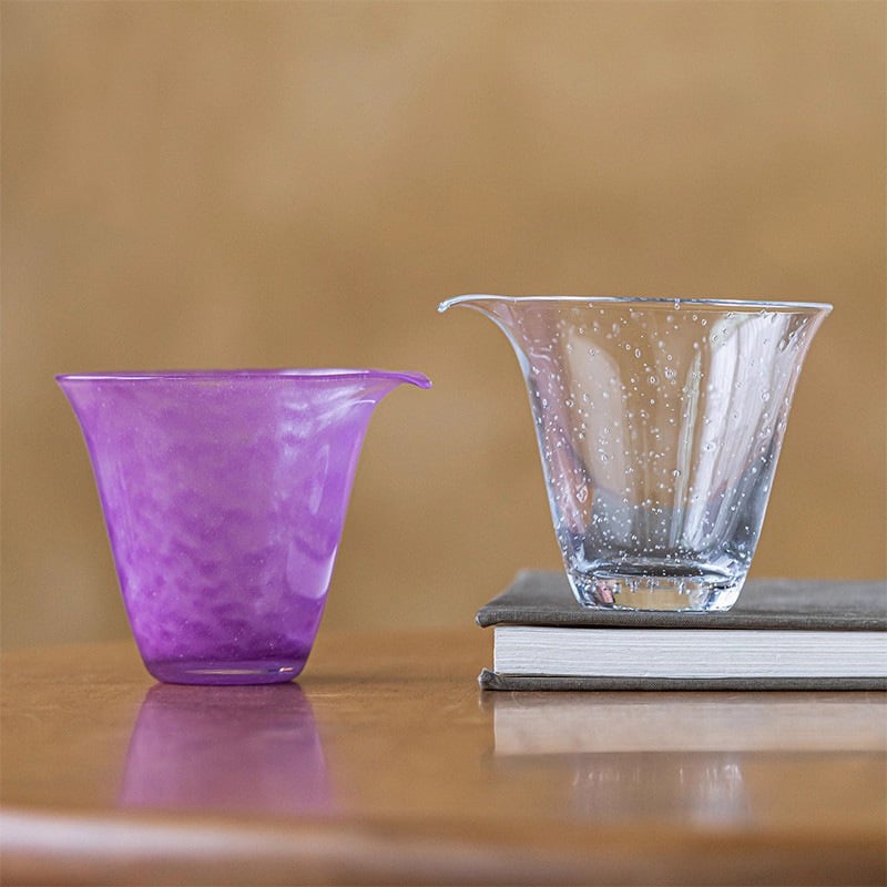 Set Gongfu de ceai din sticlă cu bule, rezistent la temperaturi înalte, ceașcă de distribuție echitabilă, separator de ceai și tavă de ceai