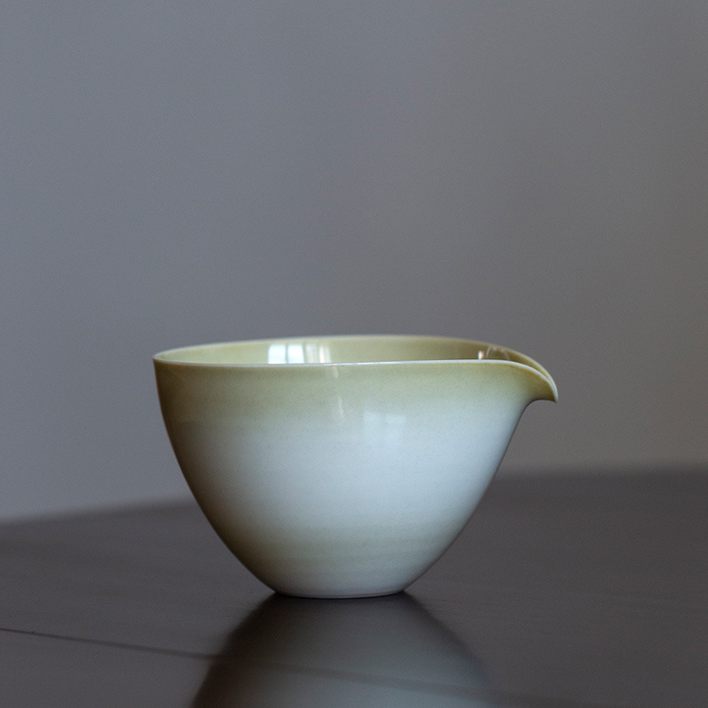 Set Gongfu de ceai în stil japonez, din cenușă de plante, cu gradient retro, pentru uz casnic — ceașcă de distribuție, ceainic și cești de servire