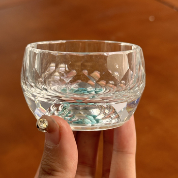 Ceainic din sticlă turcoaz cristal, delfin, sită de ceai și separator cu foi de aur, ornament pentru ceai, set de ceai, stil lux lejer