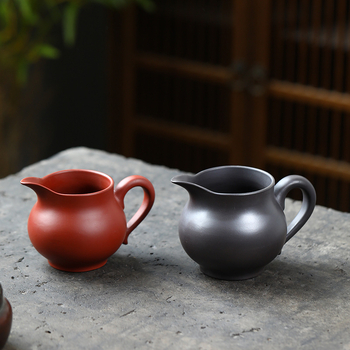 Set de ceai Yixing din lut mov, cană de distribuție a ceaiului și accesorii pentru ceremonia Kung Fu, realizat manual, Ceai Da Hong Pao galben, piatră minerală naturală