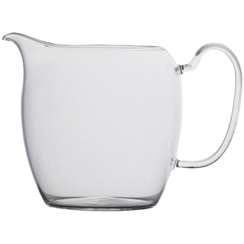 Pahar din sticlă borosilicată cu mâner colorat, rezistent la căldură, mare capacitate, pentru birou