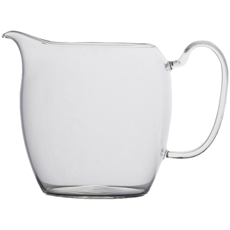 Pahar din sticlă borosilicată cu mâner colorat, rezistent la căldură, mare capacitate, pentru birou