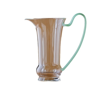 Ceșuță cu mâner din sticlă borosilicat înaltă, stil chinezesc, accesoriu transparent pentru ceremonia ceaiului cu separator de ceai