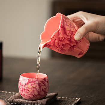 Ceașcă ceramică Ru Gongdao pentru ceremonia ceaiului chinezesc — accesoriu pentru servire ceai, ceașcă comună, fără arsuri, pentru uz casnic