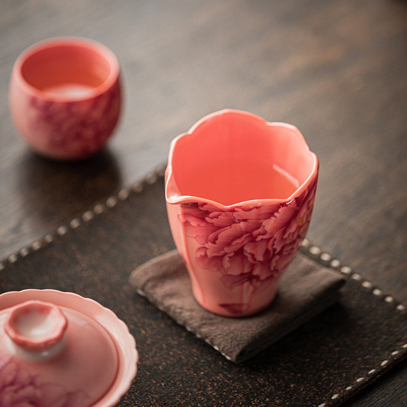 Ceașcă ceramică Ru Gongdao pentru ceremonia ceaiului chinezesc — accesoriu pentru servire ceai, ceașcă comună, fără arsuri, pentru uz casnic