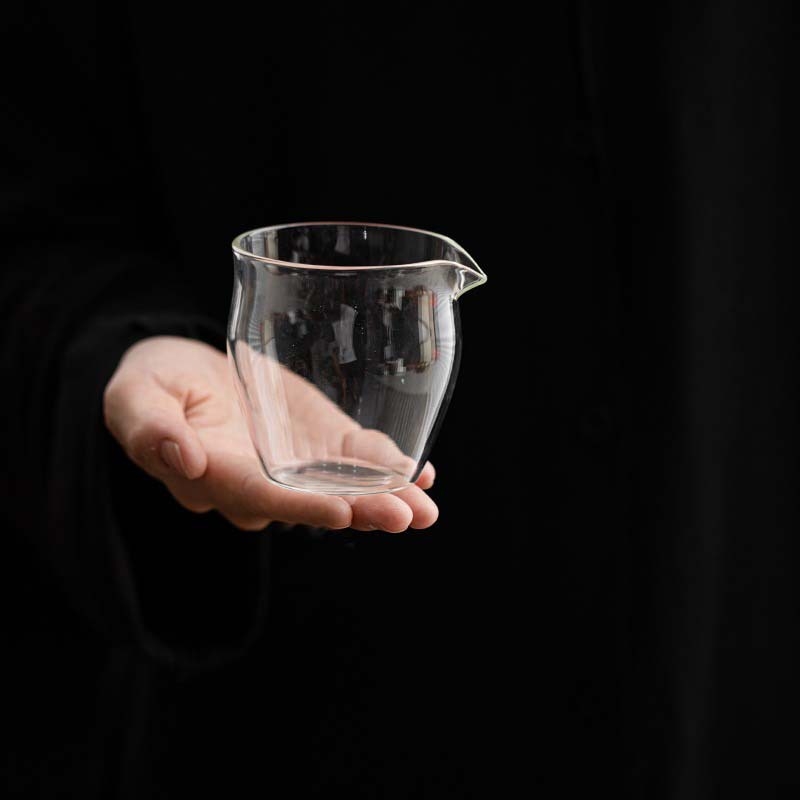 Sticlă transparentă, rezistentă la căldură, lucrată manual, în stil japonez minimalist, pentru uz casnic; ceașcă de ceai, distribuitor de ceai și ceainic