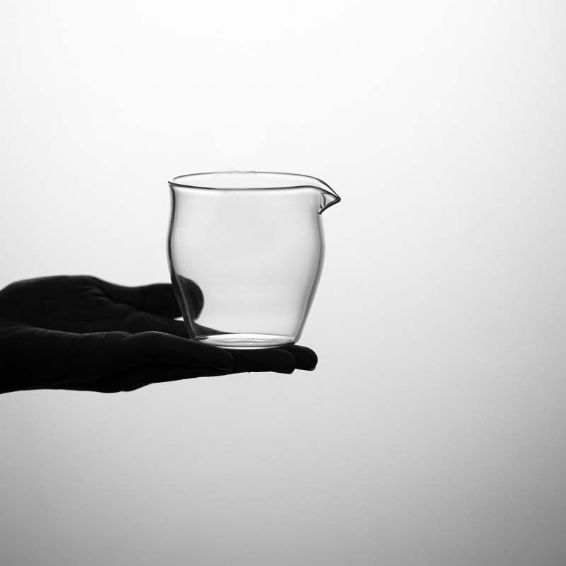 Sticlă transparentă, rezistentă la căldură, lucrată manual, în stil japonez minimalist, pentru uz casnic; ceașcă de ceai, distribuitor de ceai și ceainic