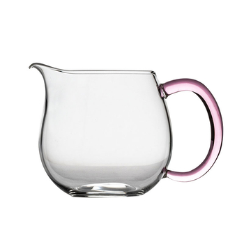 Stil japonez, separator de ceai transparent în formă de semilună și Fair Cup, sticlă borosilikată, rezistentă la căldură, accesoriu pentru setul Kung Fu de ceai
