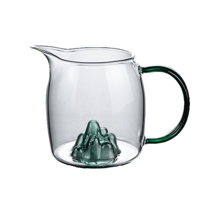 Ceașă Kungfu de înaltă calitate cu separator termorezistent pentru ceai, accesoriu transparent pentru setul de ceai de acasă