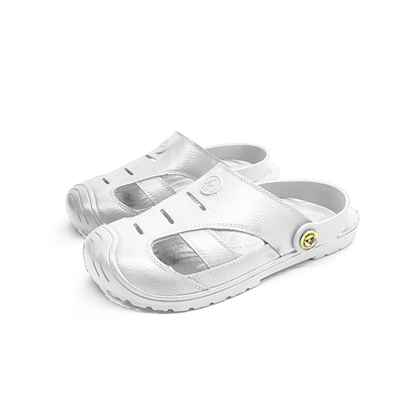 Sandale antistatice cu protecție a vârfului, talpă moale, respirante, ușoare, antiderapante și protecție la praf pentru spații curate din fabricile electronice – unisex