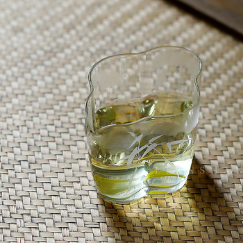 Set Gongfu din sticlă groasă, rezistentă la căldură, transparent, cu accesorii: ceașcă Gongdao, tavă de ceai, separator de ceai, filtru și ceașcă de turnare
