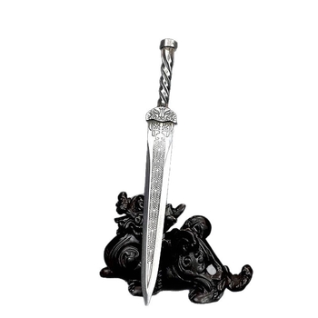Cuțit de ceai miniatural și ornament cu arme, optsprezece tipuri de arme, ac pentru ceai Pu’er, cuțit pentru deschiderea cuburilor de ceai, mic ornament de armă pentru expunere și colecționare