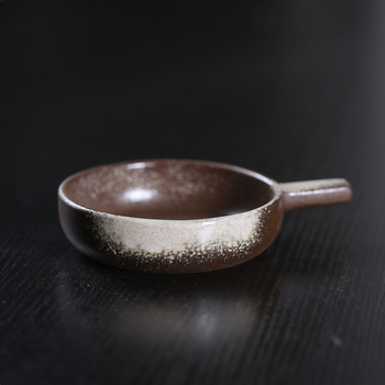 Roaster ceramic retro pentru ceai, tavă pentru ceai, încălzire cu lumânare, prăjire a ceaiului și intensificator de aromă — accesorii pentru ceremonia de ceai Kung Fu