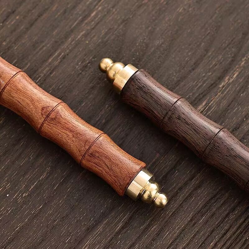 Ask the Wild Set din lemn pentru curățarea ceremoniei ceaiului – perie pentru ceainic și cești, racletă pentru tava de ceai și accesorii pentru ceai