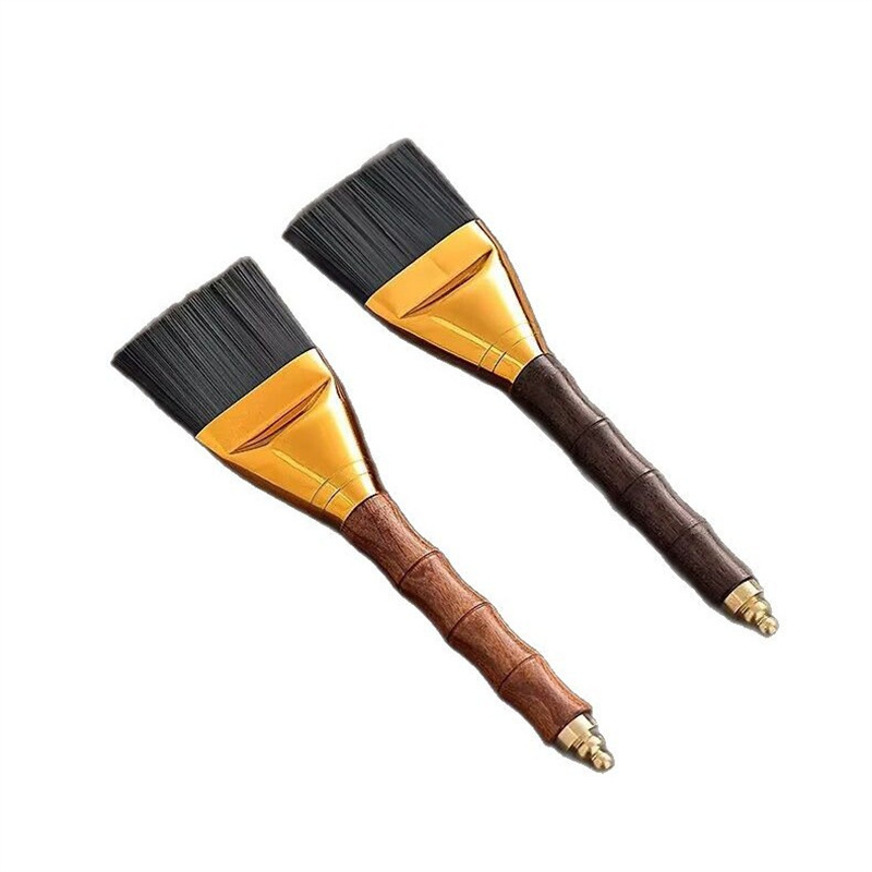 Ask the Wild Set din lemn pentru curățarea ceremoniei ceaiului – perie pentru ceainic și cești, racletă pentru tava de ceai și accesorii pentru ceai