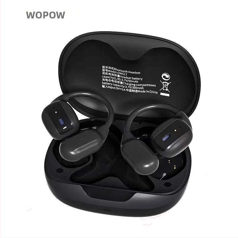 Wopin OWS13 bezdrôtové Bluetooth slúchadlá s kostnou kondukciou, otvorený športový dizajn, dotykové ovládanie