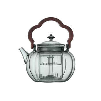 Ceainic din sticlă cu plită electrică din ceramică, ceainic transparent pentru apă, set de ceai pentru uz casnic