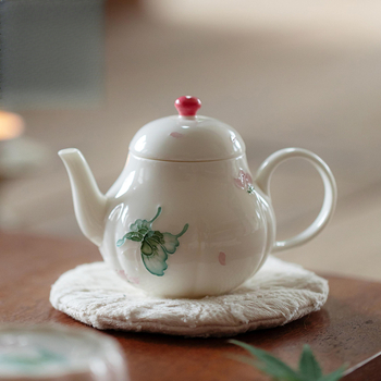 Ceainic pictat manual cu glazură Arita, ceramică mică pentru uz casnic, aspect elegant