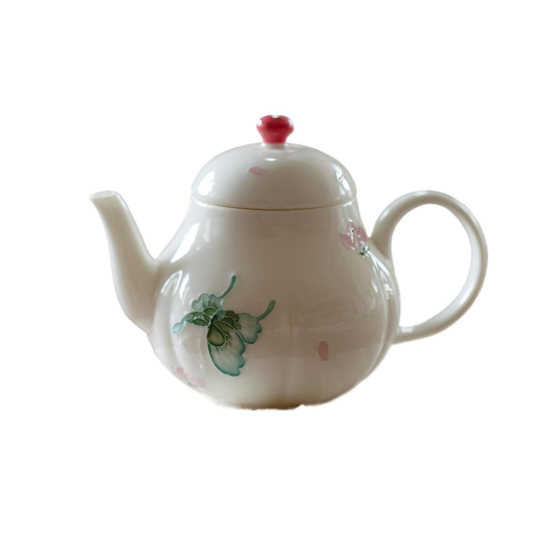Ceainic pictat manual cu glazură Arita, ceramică mică pentru uz casnic, aspect elegant