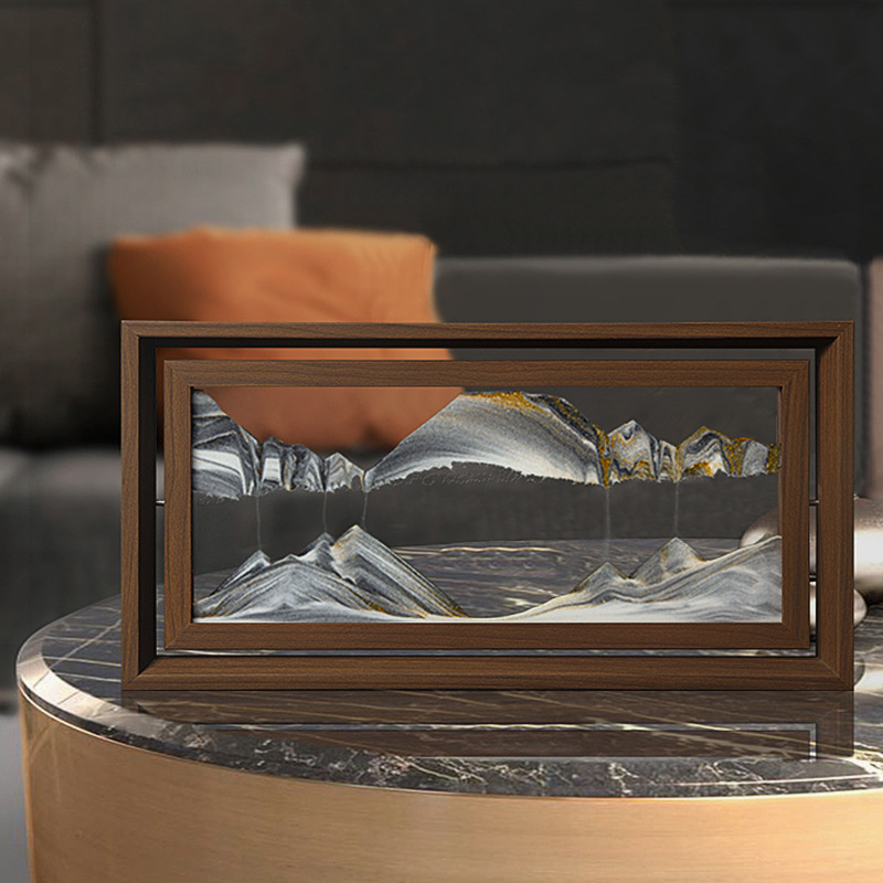 Ornament austriac cu pictură în nisip pentru casă – decor modern cu clepsidră