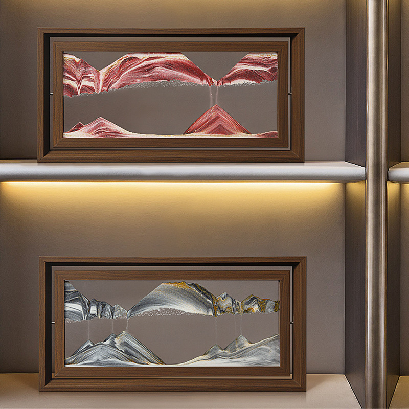 Ornament austriac cu pictură în nisip pentru casă – decor modern cu clepsidră