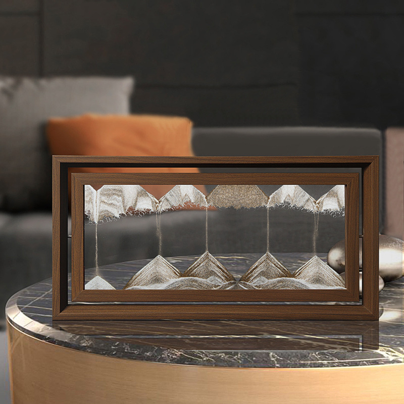 Ornament austriac cu pictură în nisip pentru casă – decor modern cu clepsidră