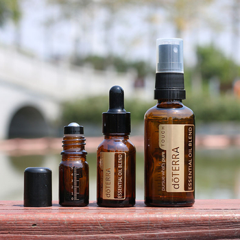 5 ml-50 ml Doterra smeđe staklena bočica za doziranje s zaštitom od svjetla — prazne bočice s rollerom, sprejem, losionom i kapljicom